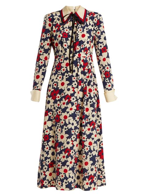 gucci navy dress with butterflys|floral Gucci dresses.